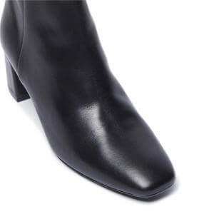 Carl Scarpa Effy Black Leather Ankle Boots